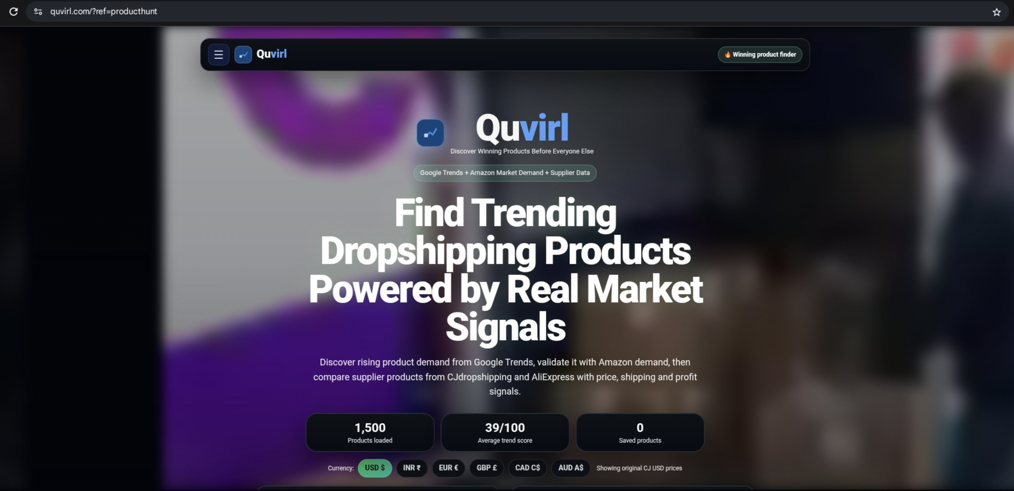 Quvirl screenshot