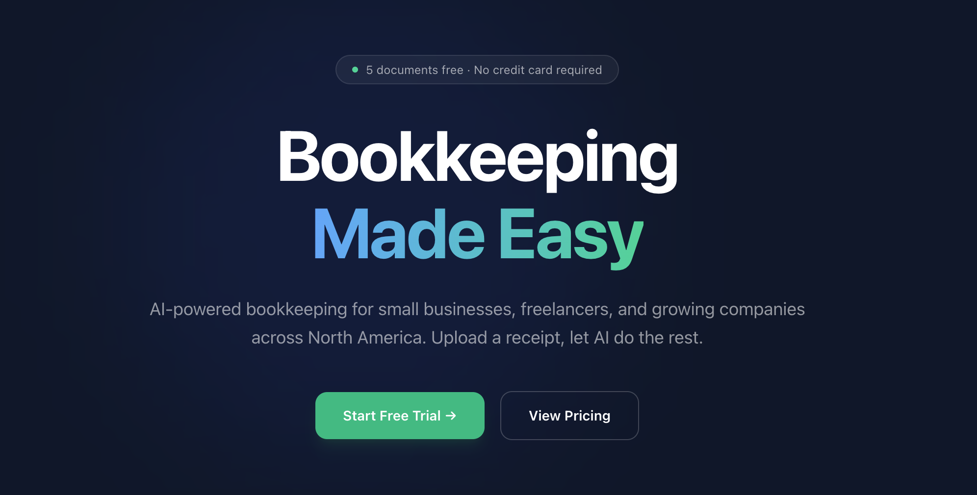 AI Bookkeeping screenshot
