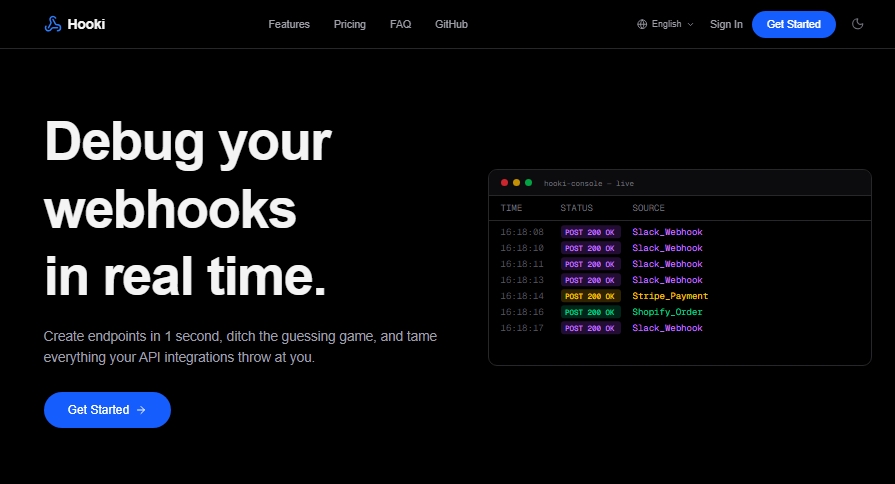Hooki screenshot